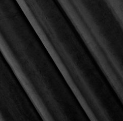 Stylový černý závěs ze sametu 140 x 250 cm