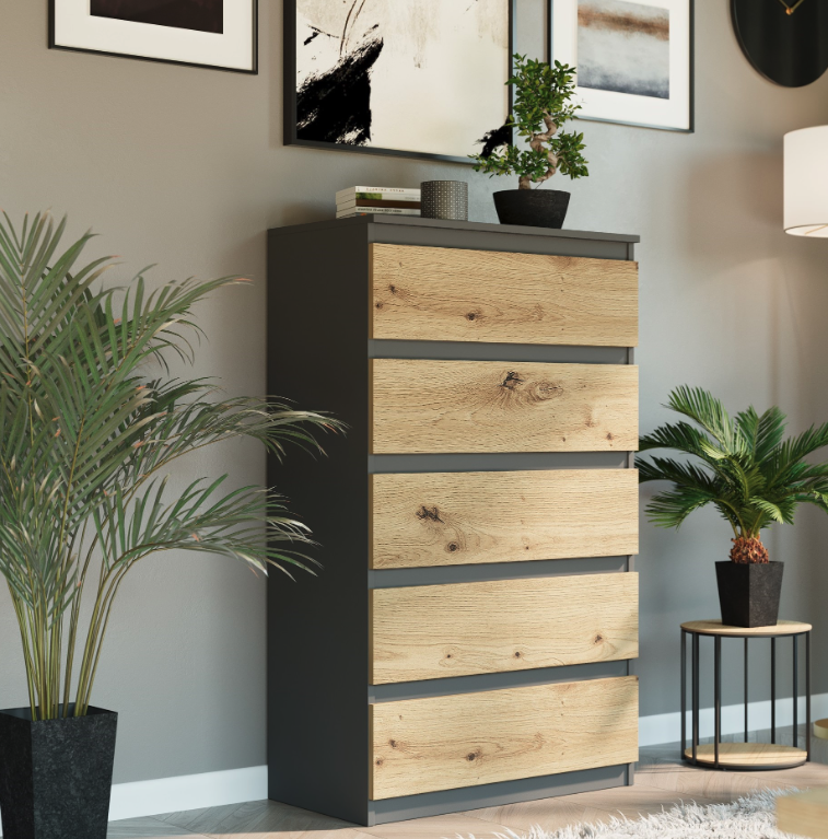 Comoda înaltă R-5 - diferite variante de culoare - Culoare: antracit