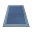 Elegante tappeto in colore blu mare