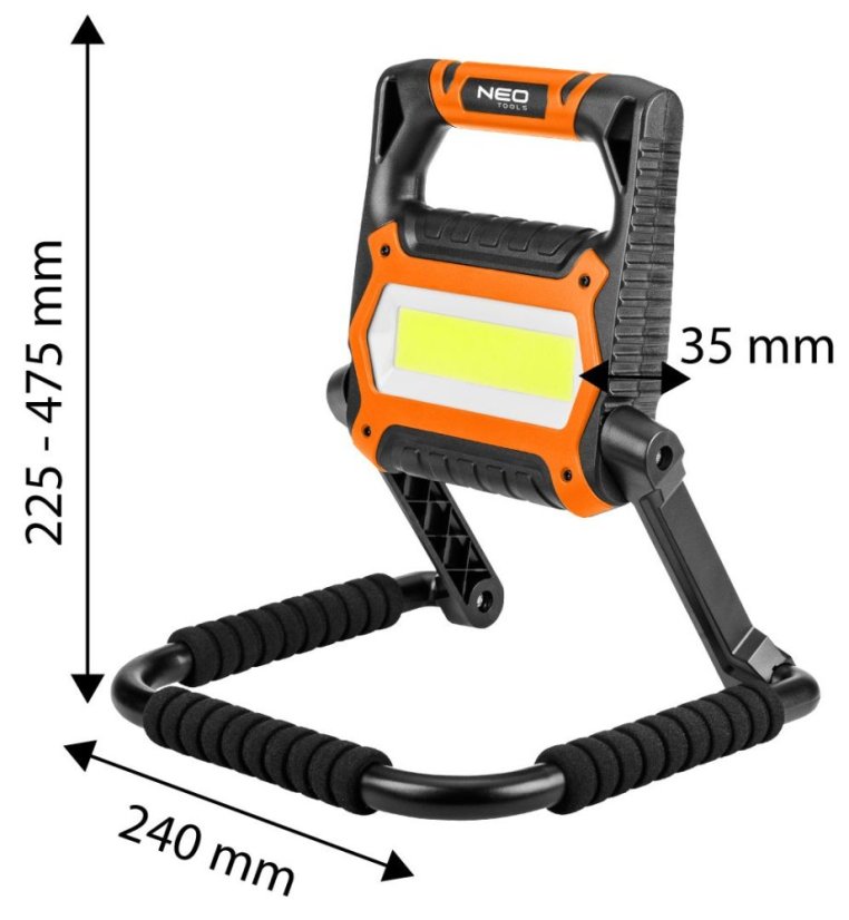 Lampada da lavoro a batteria 2000 LM 99-125 NEO TOOLS