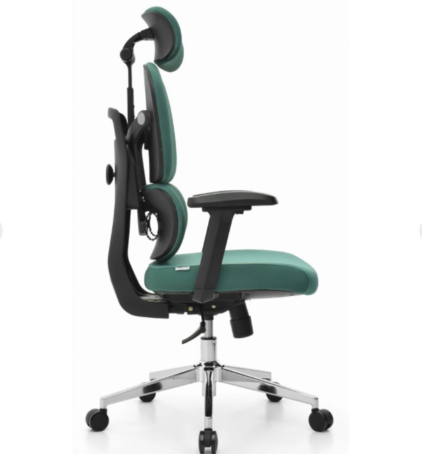 Ergonomická kancelářská židle ze síťoviny HC-1053 v elegantní eukalyptově zelené barvě