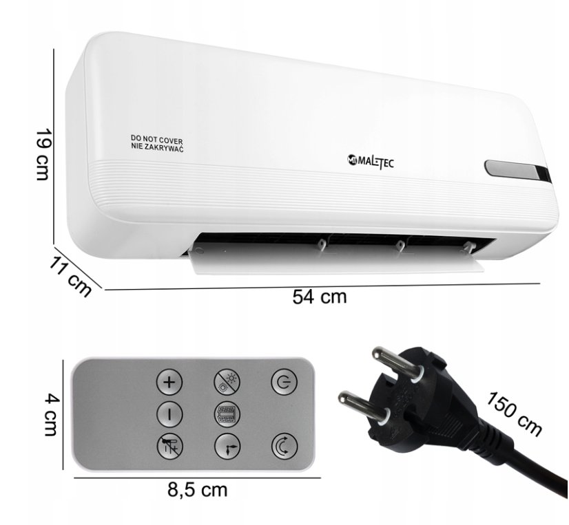 Elektrischer Luftschleier MALTEC PT4000WT