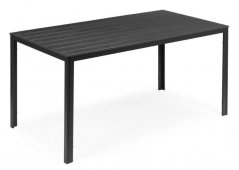 Grande tavolo da giardino grigio