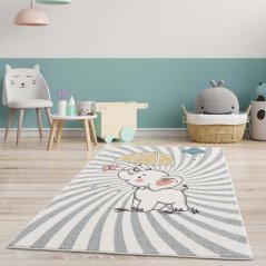 Süßer Babyteppich zum Spielen fröhlicher Elefant