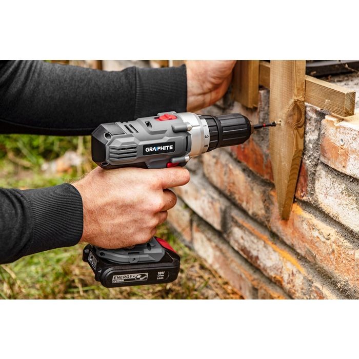 Акумулаторна отвертка Energy + 18V, Li-Ion, 58G006 GRAPHITE - КОМПЛЕКТ 2