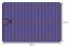 Pătură de picnic cu model în carouri 145 x 180 cm - albastru