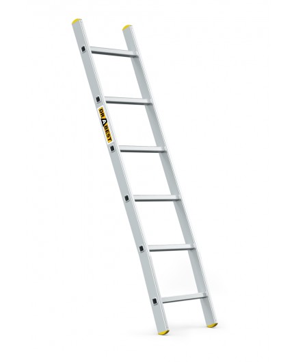 Jednodielny rebrík hliníkový so 6 stupňami a nosnosťou 150 kg