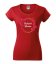 Dámske tričko pre najlepšiu maminu - Farba: Červená, Veľkosť: XS