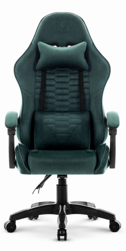 Herné kreslo HC-1000 Green - zamatová látka