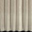 Bézs bársony függöny dekoratív öltésekkel és gombokkal a tetején