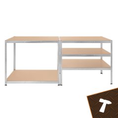 Magas polc 5 polccal 180 x 100 x 60 cm