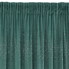 Tenda ombreggiante di lusso in velluto turchese 140 x 270 cm