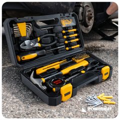 Set de scule cu 126 de piese în valiză din plastic – 1/4"