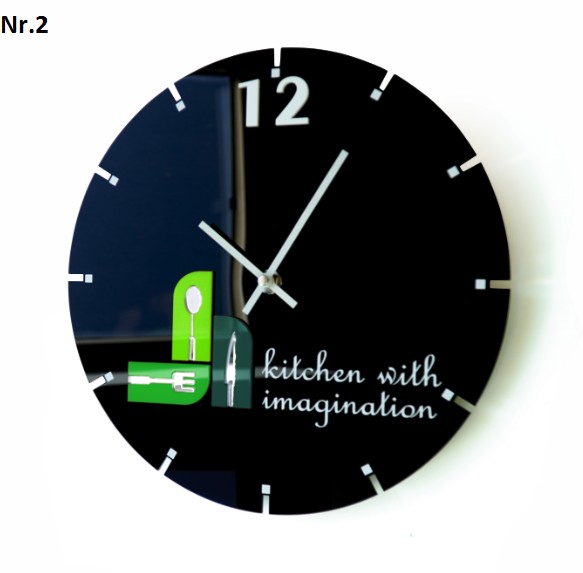 Csendes működésű konyhai falióra