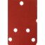 Carta vetrata velcro delta 140 x 140 x 80 mm, K240, 5 pezzi, con fori 54H015 GRAPHITE