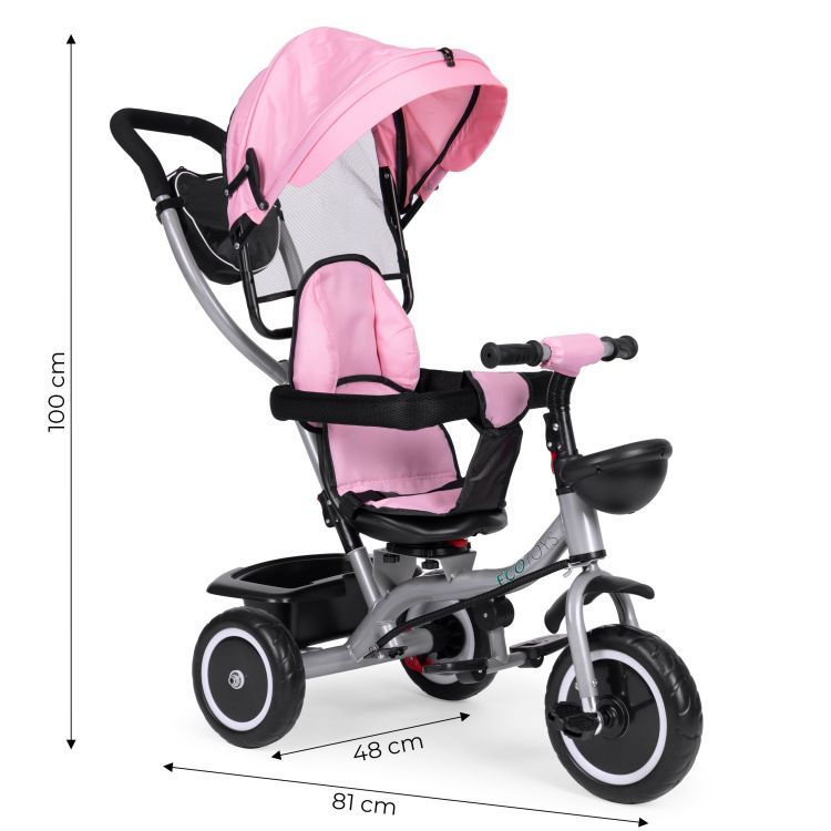 Detský trojkolesový bicykel 2 v 1