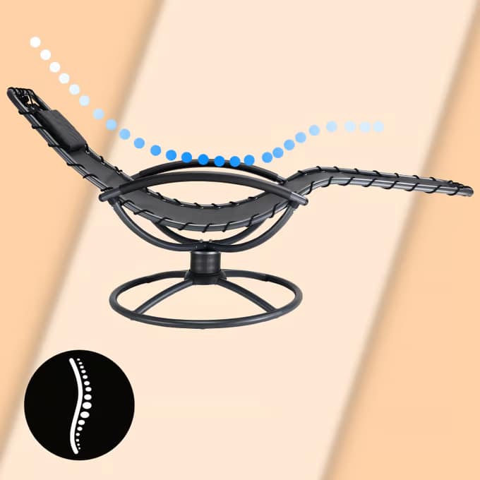 Relaxáló hintaszék CASARIA® Eve