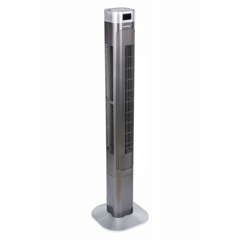 Vežový ventilátor s výkonom 90 W Powermat Grey Tower-120
