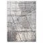 Beige-grauer Designteppich mit abstraktem Muster 