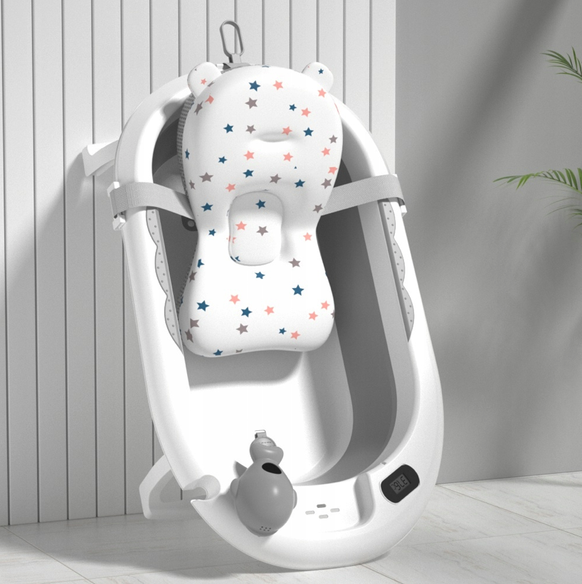 Összecsukható babakád VAIANA PREMIUM párnával - több színben