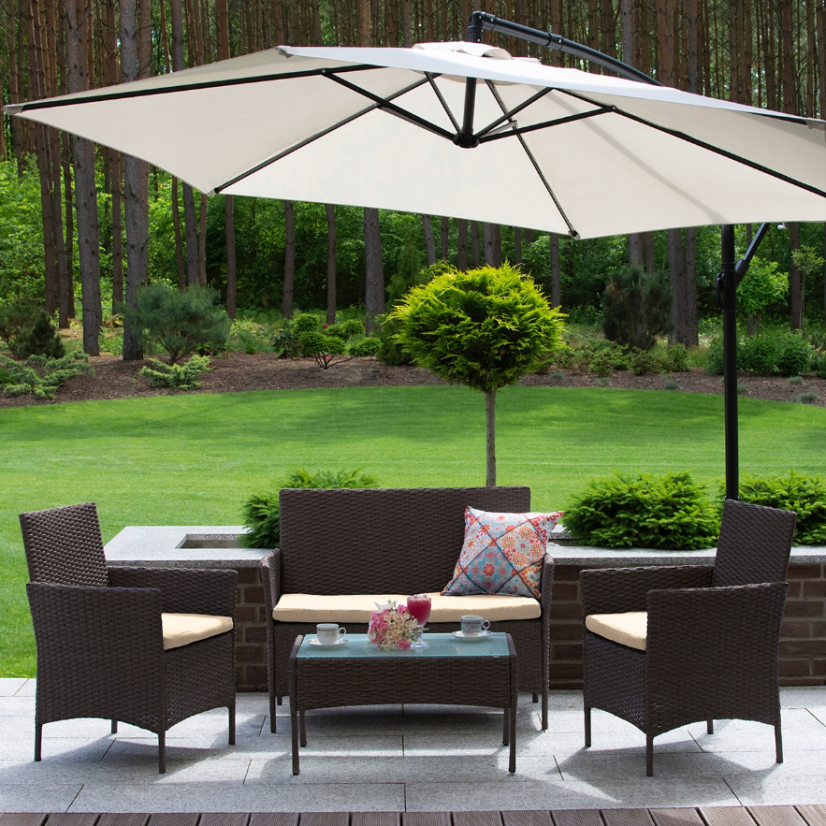 Ratanová sedací souprava do zahrady