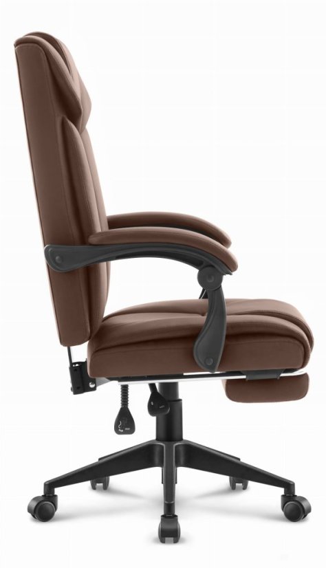 Офис стол HC-1029 BROWN с поставка за крака
