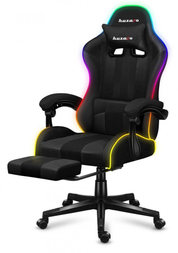 Kvalitní herní křeslo v černém provedení FORCE 4.7 RGB MESH