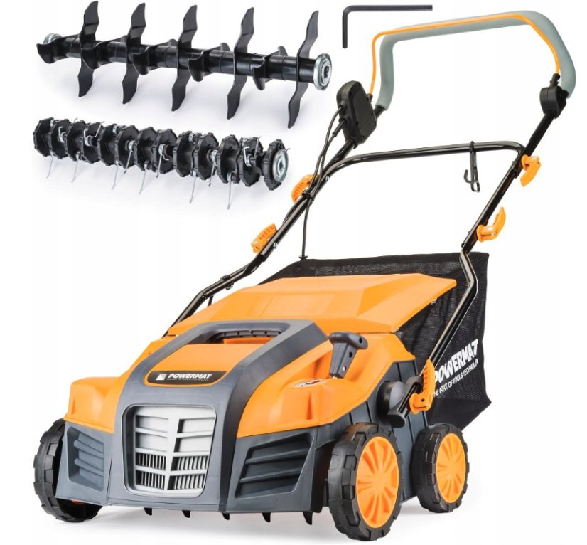 Aerator electric de gazon și scarificator de gazon 3în1 2600W