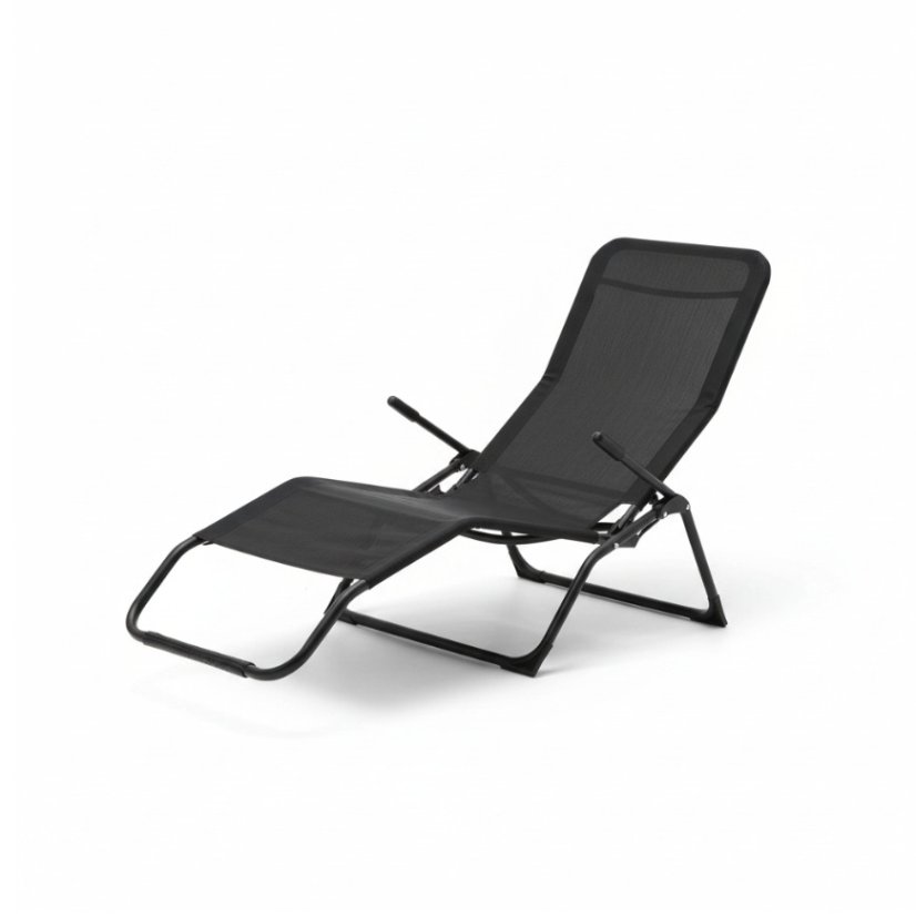 Șezlong de grădină pliabil ergonomic Loft S-Curve Texteline