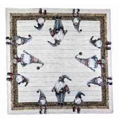 Vánoční gobelínový ubrus Šedí elfové