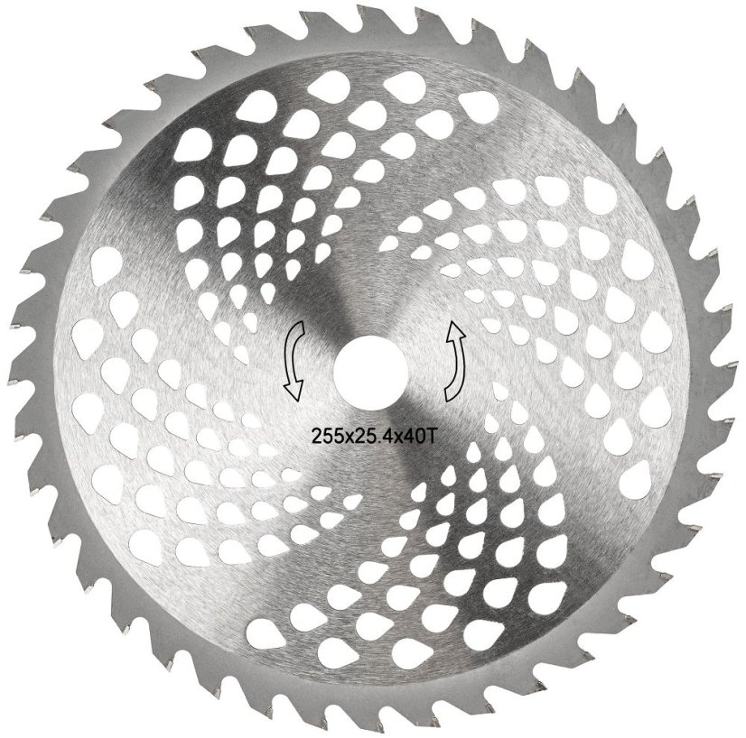 Disc de tăiere pentru motocoasă 255 mm - 40 dinți
