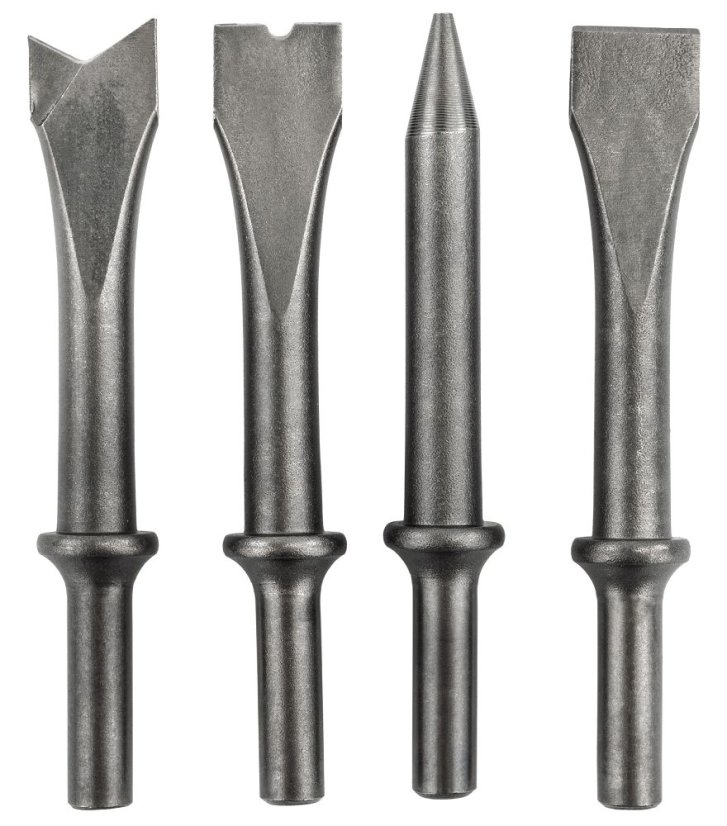 Martello pneumatico con scalpelli - 4500 colpi/min.