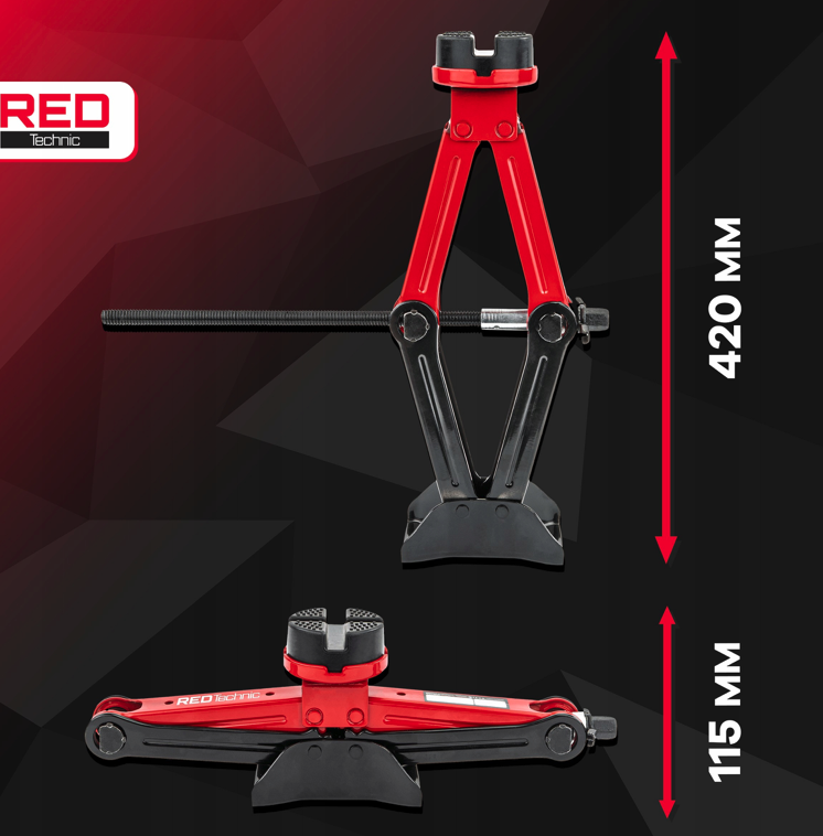Mechanikus autóemelő 2,5 t teleszkópos kulccsal