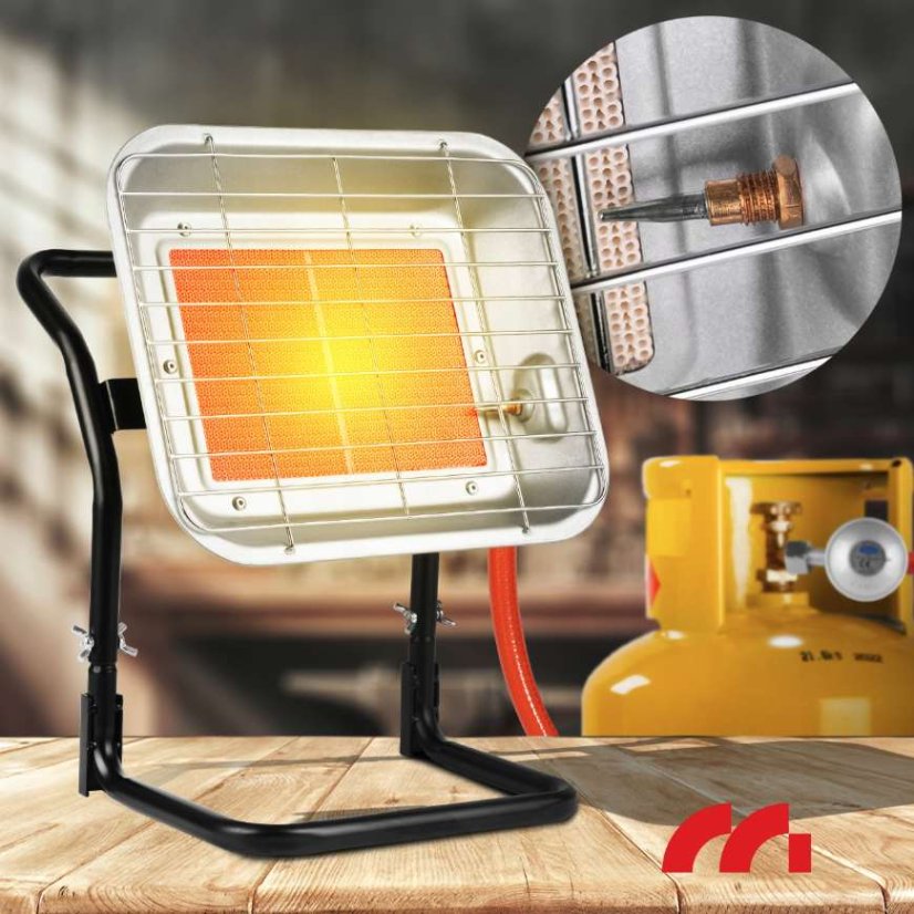 Prenosni plinski grelnik MalTec, 3–4,5 kW