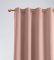 Tenda ad anelli oscurante in rosa cipria 140 x 280 cm