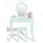 Detský toaletný stolík v mentolovej farbe