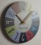 Цветен стенен часовник с диаметър 30 см