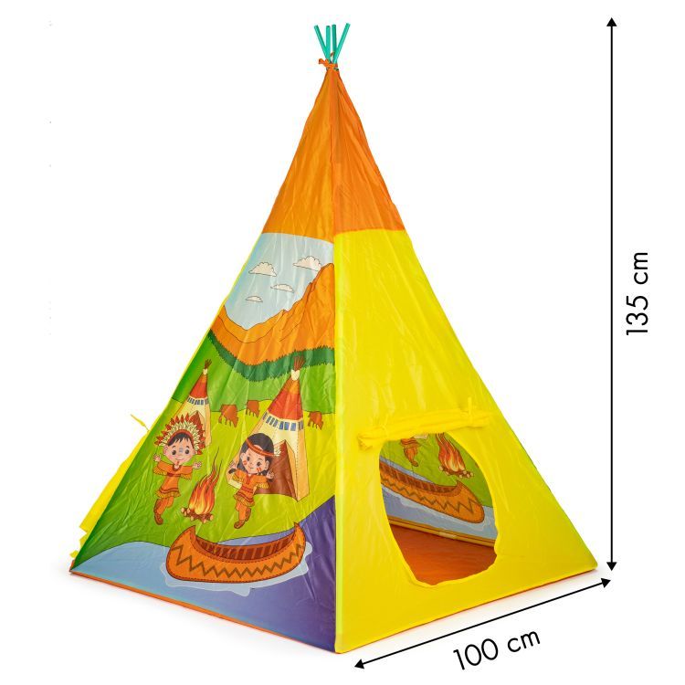 Teepee stan, indiansky domček pre deti 100 x 135 cm
