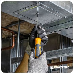 Sada skrutkovačov Powermat 10 ks – magnetické hroty, Cr-V oceľ, ergonomické rukoväte