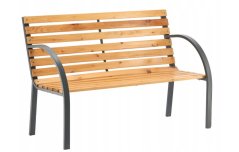 Dřevěná zahradní lavice 120 x 60 x 80 cm