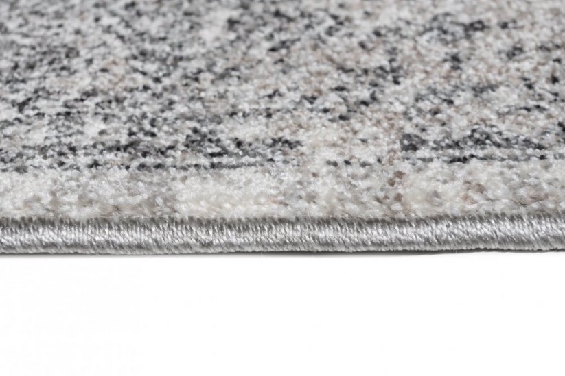 Дизайнерски модерен килим с шарка в кафяви нюанси 