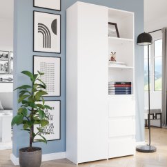 Kancelářský regál se šuplíky MODERN B-80-S3 - různé barevné verze