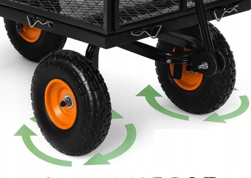 Multifunkční zahradní vozík 3v1 s nosností 200 kg