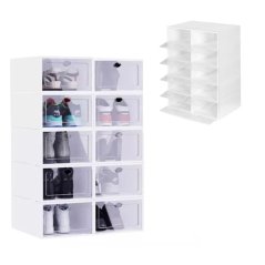 Dulap modular alb pentru pantofi