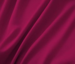 Synthetische Baumwollbettwäsche mit Rüschenbesatz - bordeauxrot