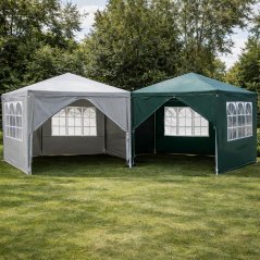 Kerti pavilon, partisátor 3 x 4 m-es falakkal és ablakokkal