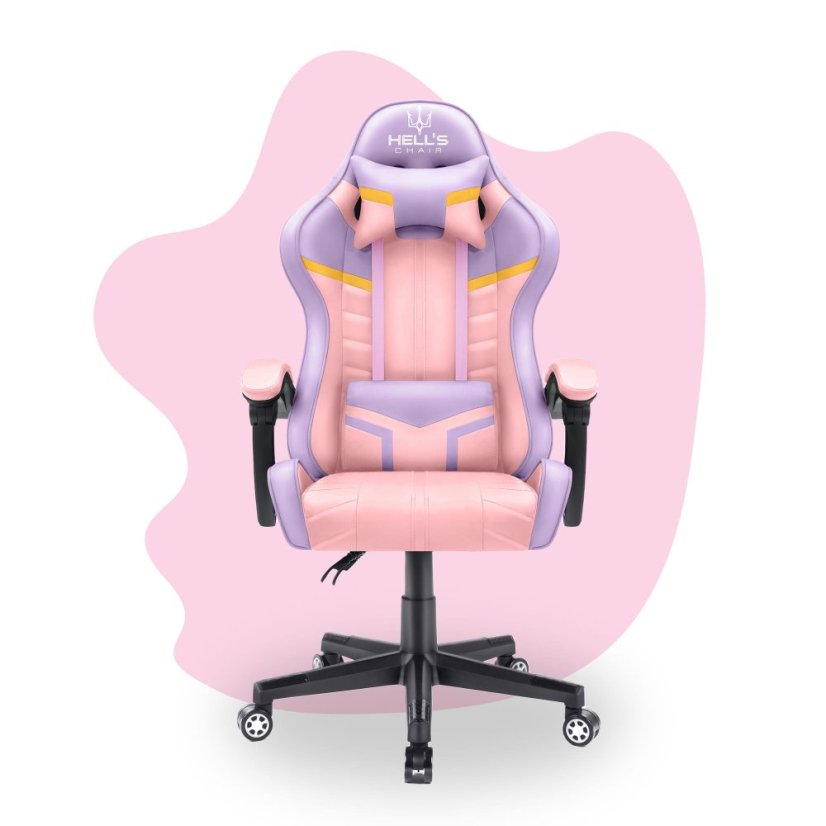 Gyermek játszószék HC - 1004 rózsaszín és lila, sárga részletekkel