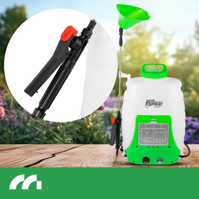 Akumulátorový záhradný postrekovač MalTec MasterSpray 18L