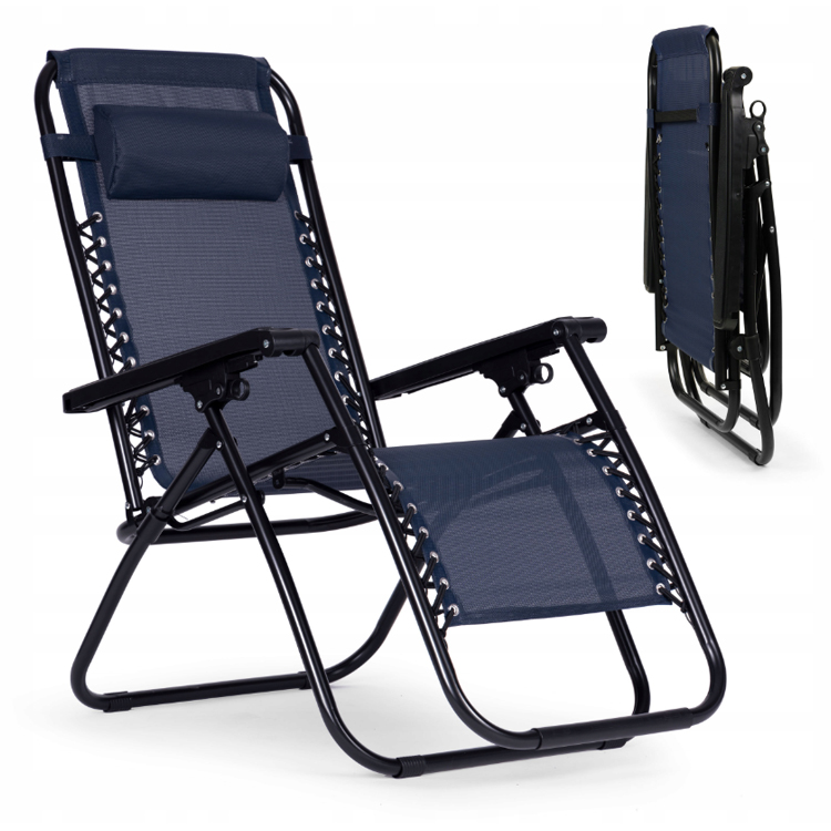 Sedia a sdraio blu scuro