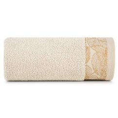 Uterák v béžovej farbe AGIS s decentným zlatým vzorom